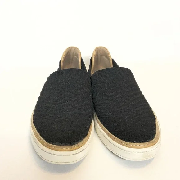 Ugg Sammy Knit Chevron Sneakers Women's Size 8.5 Black Lightweight Breathable - Picture 7 of 11